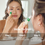 Close up shot of Axis-Y Korean skincare eye serum label