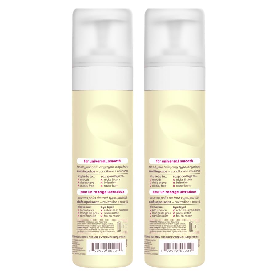 Eos Vanilla Bliss Shave Cream lifestyle application