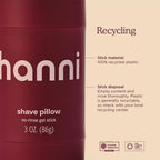 Hanni Shave Pillow vegan moisturizer feature