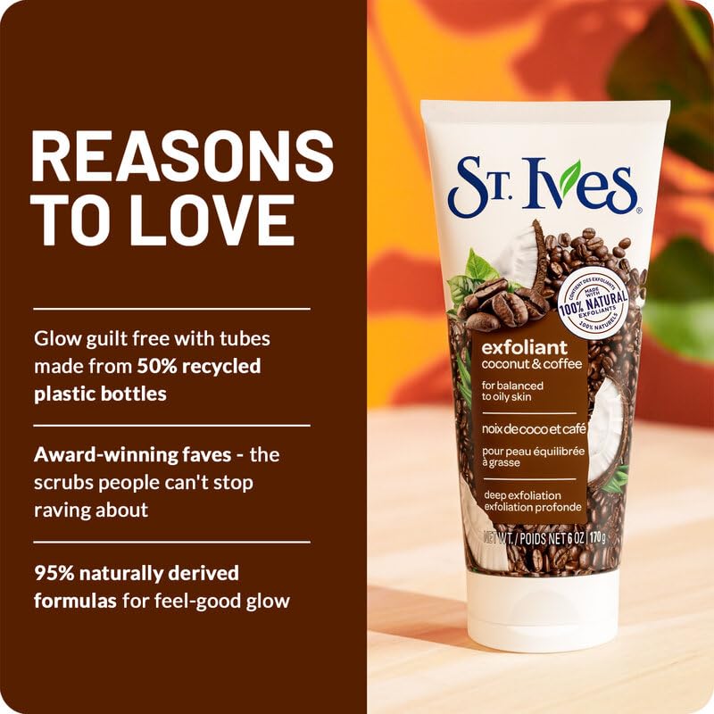Authentic St. Ives imported skincare product display