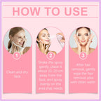 Professional dermaplaning skin care spray by Veze