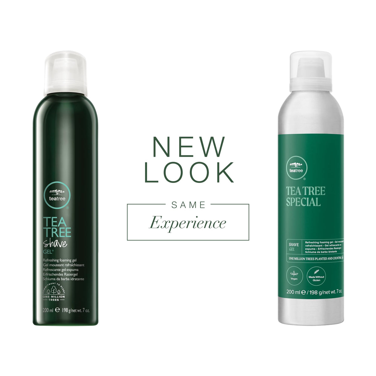 Tea Tree foaming shaving gel rich lather texture on hand
