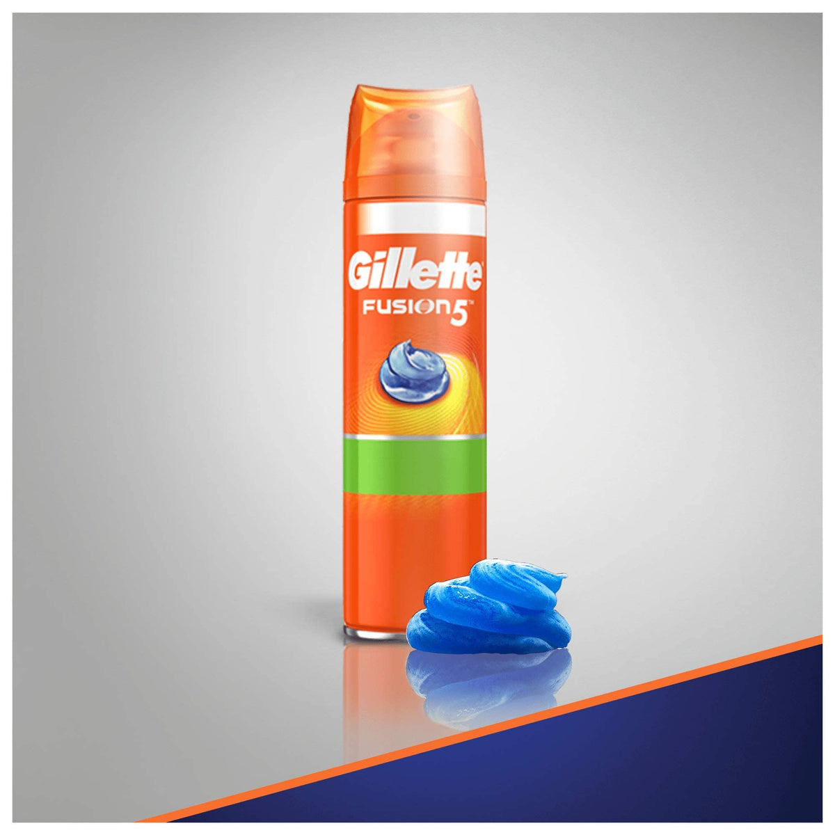 Gillette Fusion5 shaving gel 200 ml canister detail