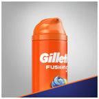 Side profile of Gillette Fusion5 ultra sensitive gel bottle