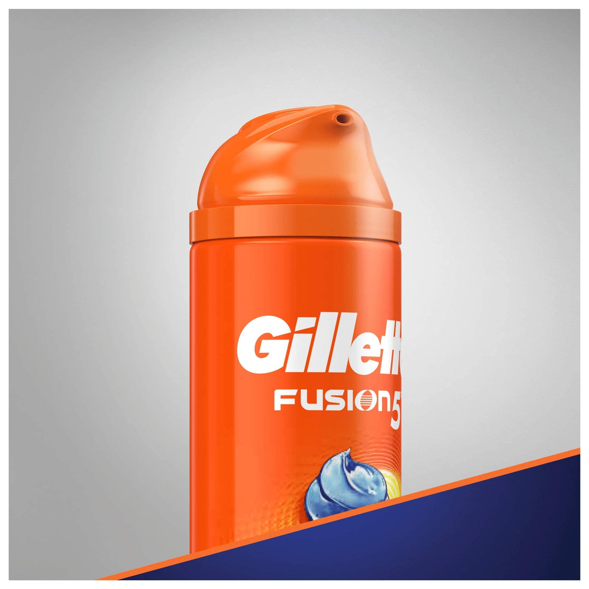 Side profile of Gillette Fusion5 ultra sensitive gel bottle