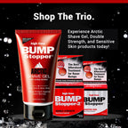 High Time Bump Stopper sensitive skin grooming solution in a 150 gram tube packaging.