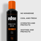 Edge shaving gel for men sensitive skin product label details