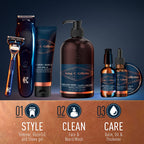 King C. Gillette shaving gel for precise beard styling