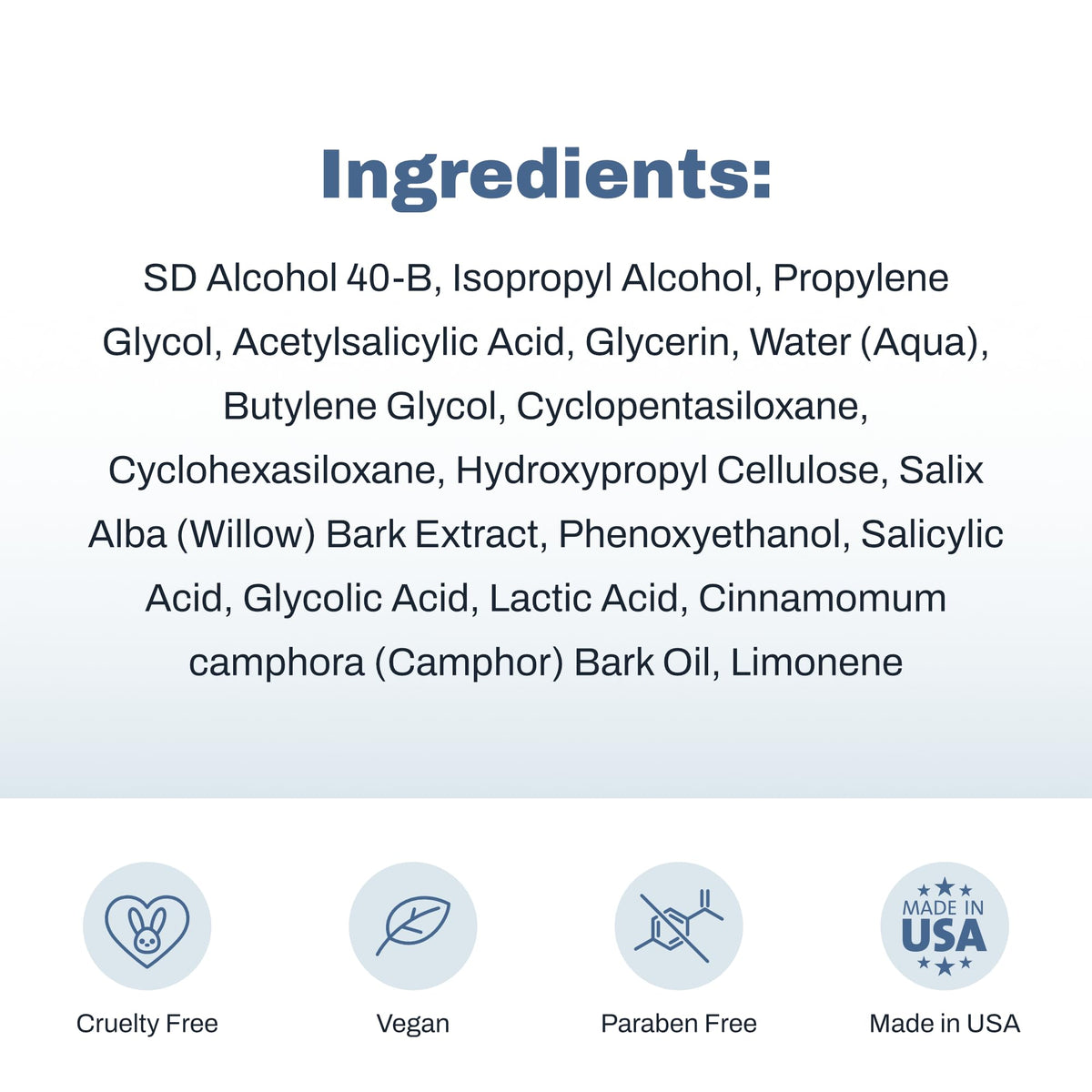 PFB Vanish 93g packaging highlighting salicylic and glycolic acid formula