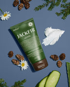 EWG Verified non toxic shave cream packaging texture close up