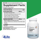 Ingredients label of 4Life BioGenistein Ultra supplement