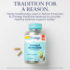 Solaray Female Hormone Blend SP-7C packaging details and ingredient list