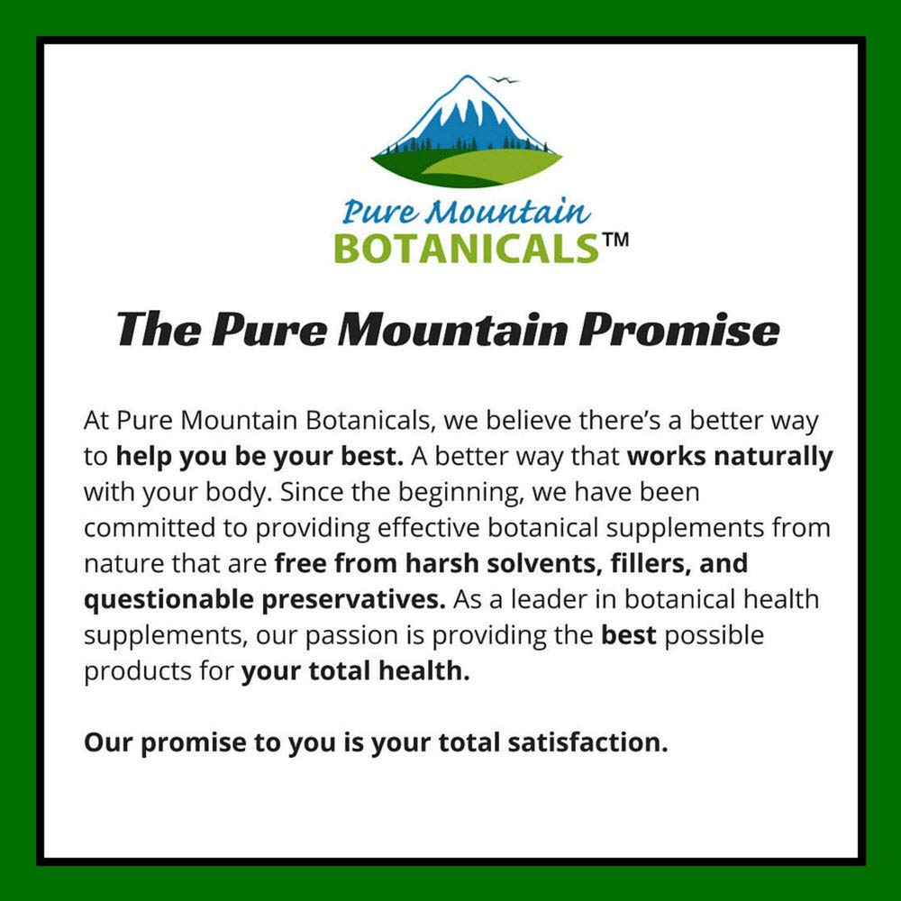 Pure Mountain Botanicals Natural Sleep Aid premium herbal capsule bottle standing upright on a clean retail surface
