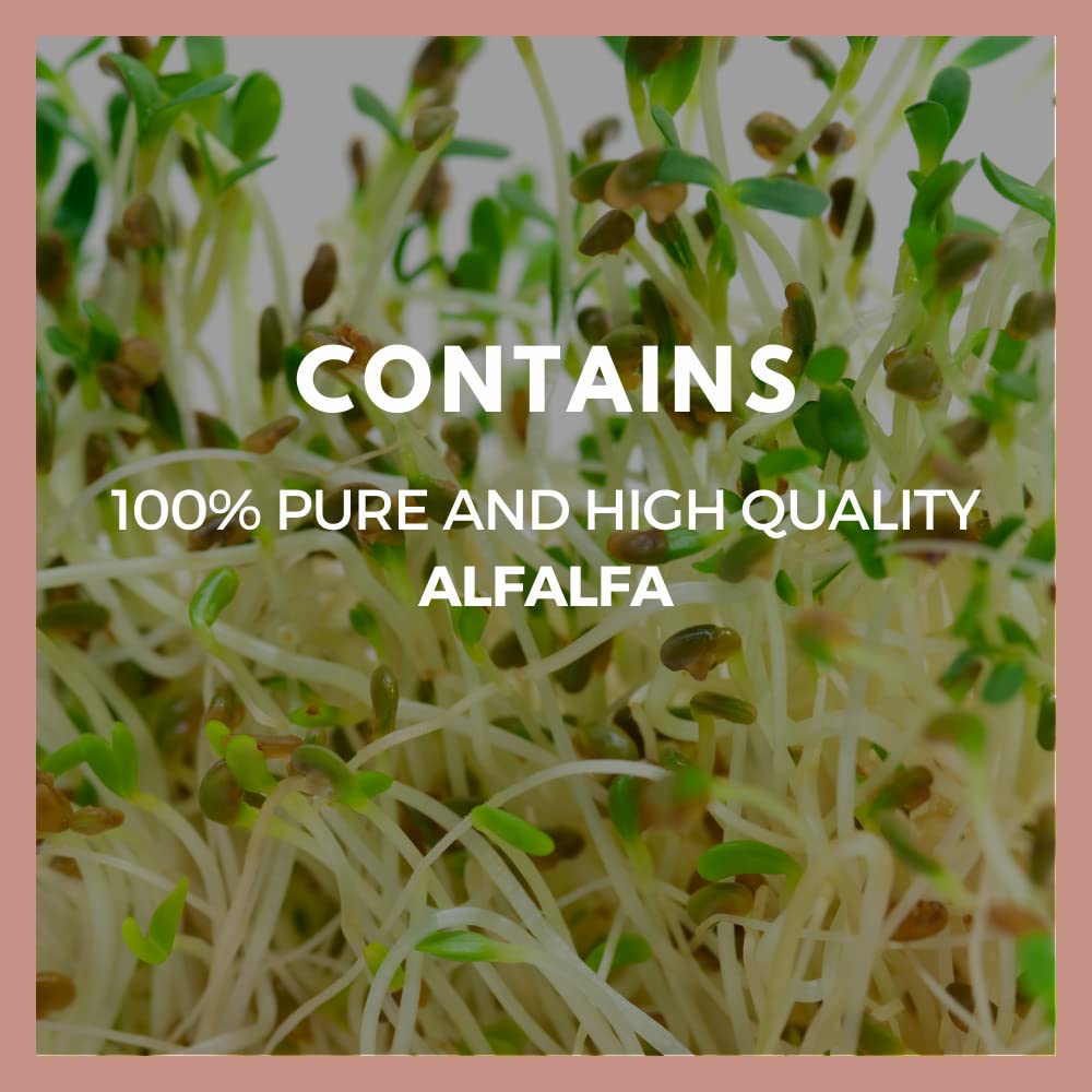 Remedy’s Nutrition Alfalfa capsules showing supplement facts