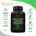 Authentic USA imported Next Gen U green supplement bottle