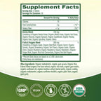 HealthA2Z dietary supplement tablets nutritional label details