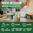 Triquetra Health Chlorella Powder label with organic certifications