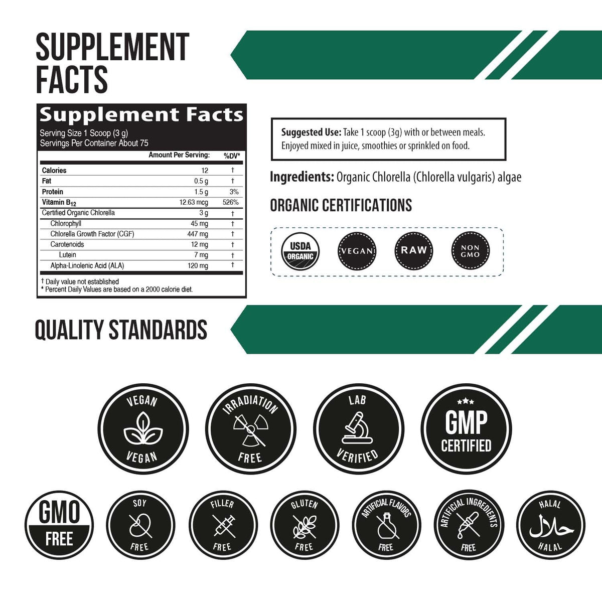 Triquetra Health organic vegan superfood packaging
