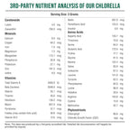 Premium chlorella powder for cellular health and detoxification