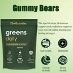 Close up of Oviaapo greens gummies texture