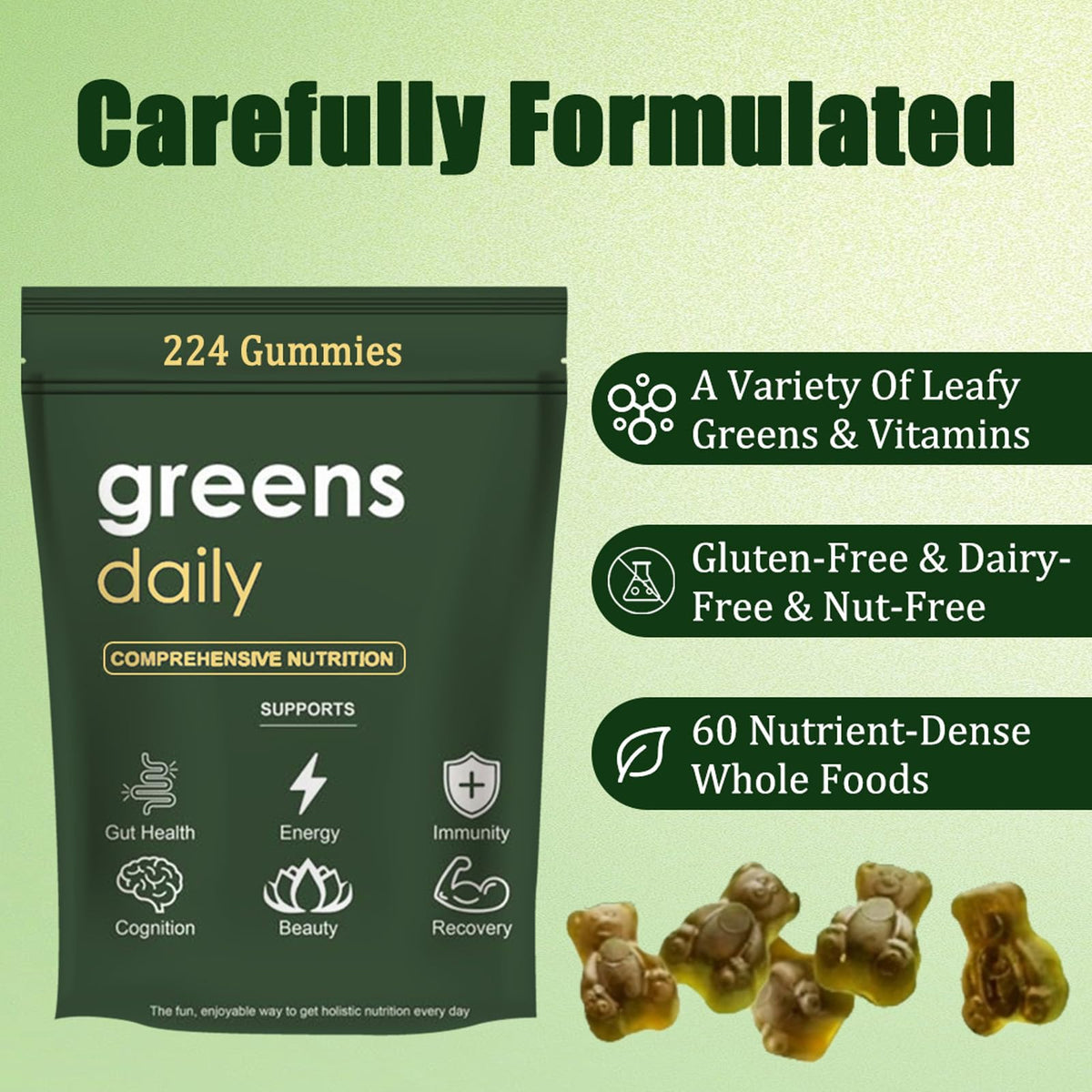 Oviaapo daily nutrition gummies packaging