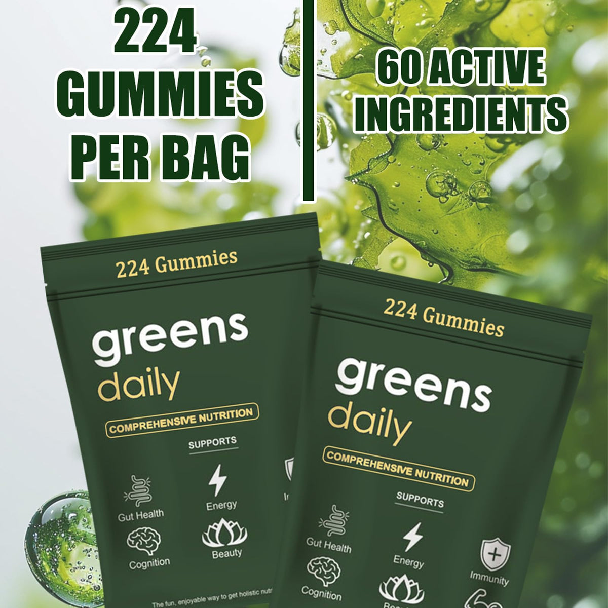 Nutritional profile of Oviaapo greens superfood supplement