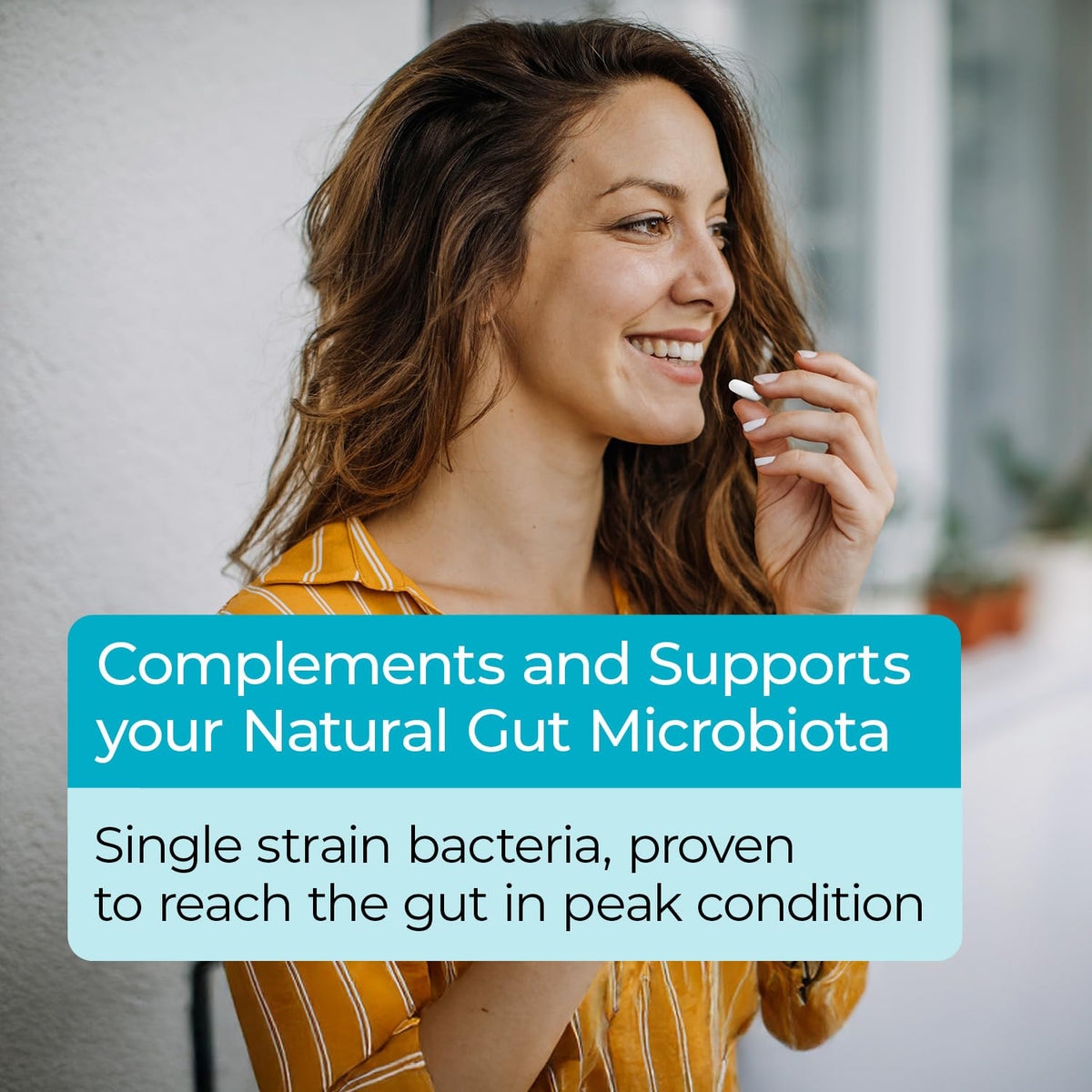 Alflorex 35624 strain probiotic supplement side profile