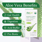 Two bottles of AloeCure organic aloe extract juice 500 milliliter pack