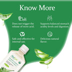 AloeCure natural flavor organic aloe vera juice 500 milliliter bottles