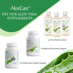 AloeCure organic aloe vera extract juice for digestive health