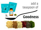 Side view of Dr Wakdes Kalmegh 100g container showcasing authentic import packaging details