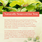 Authentic Green Dragon Botanicals natural defense bitter herb formula close up