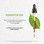 Two fluid ounce dropper bottle of natural wildcrafted King of Bitters extract.