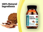 All natural cardiovascular supplement bottle showing allergen free clean product specifications