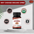 Authentic Organic Spree 120 vegetable tablets bottle showcasing premium cardiovascular support packaging