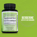 Doctor Recommended Berberine 1200mg supplement label details
