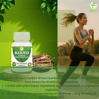 High potency joint flexibility and skeletal strength herbal supplement label close up.