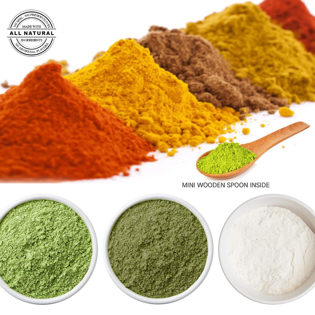 Pure green Hadjod herbal powder from Prince Herb showing a natural fine texture for wellness supplements.