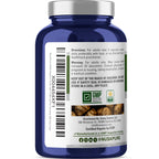 NusaPure Inulin Powder 20:1 Extract capsules nutritional facts and ingredient list side