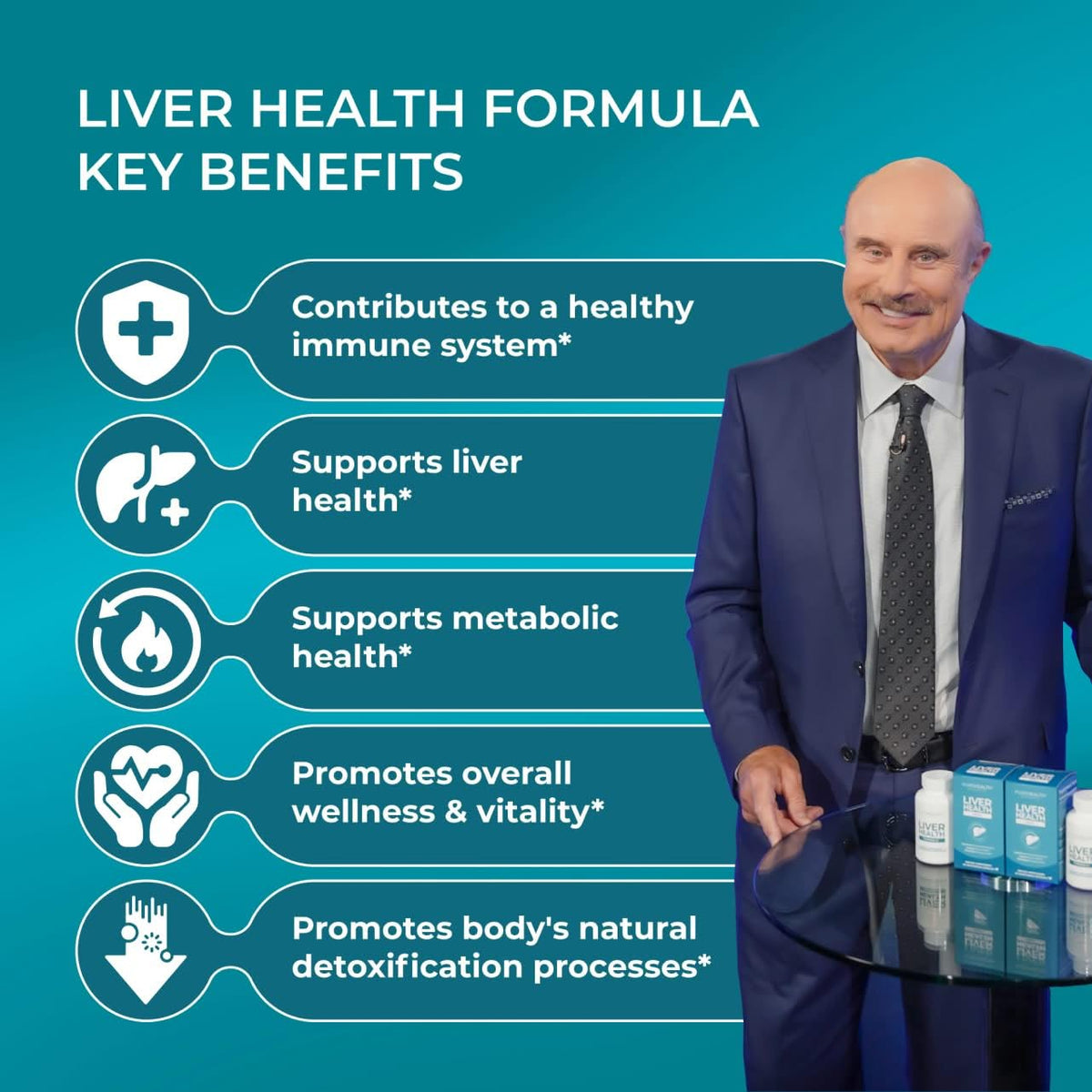 PureHealth Research Liver Cleanse Detox and Repair formula ingredients list view.