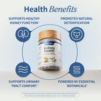 Snap Supplements Kidney Health Support dietary supplement label details