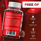 Vitamatic Cranberry Gummies Texture And Gummy Close Up