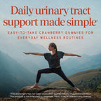 Nature's Way CranRx Urinary Support Gummies Supplement Facts Label