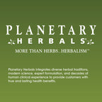 Planetary Herbals immune support supplement 100 tablets packaging display for daily wellness.
