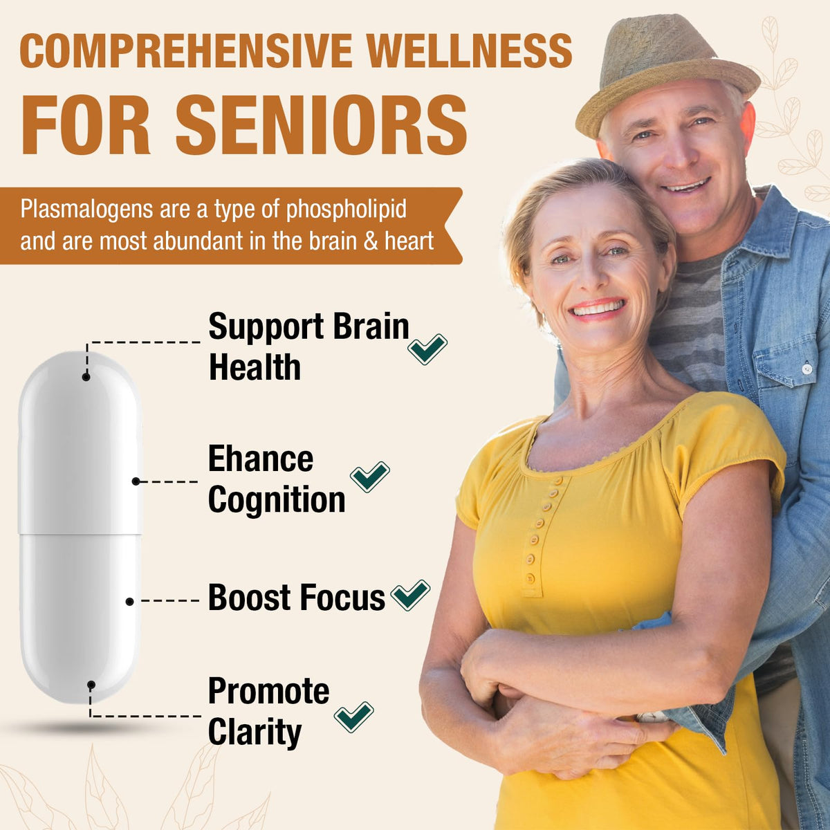 Top view of Zenixzephir supplement bottle for memory and focus