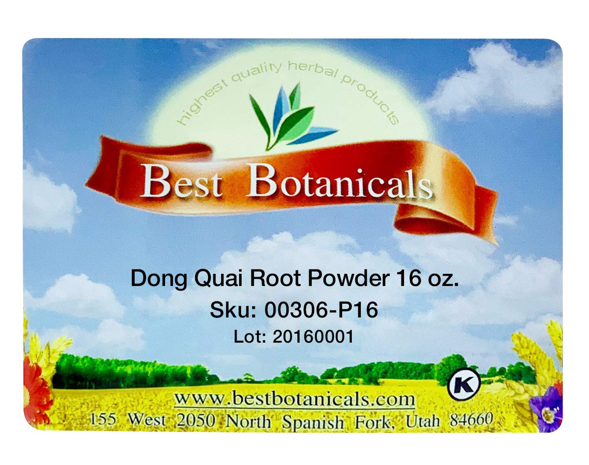 Best Botanicals imported wellness supplement pouch showing kosher certification symbol