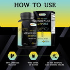 USA imported Best Naturals menopause support vegetarian capsules packaging details