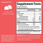 Hyland's total loving care women's hormonal balance gummy vitamins expiration date stamp view.