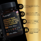 Ayorish hormonal balance supplement bottle showing secure seal and authentic USA manufacturing details.