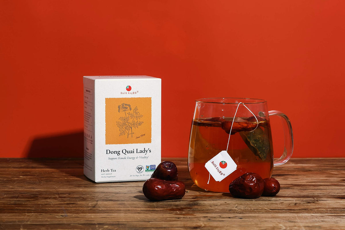 Premium jasmine infused female wellness tea bags by Health King